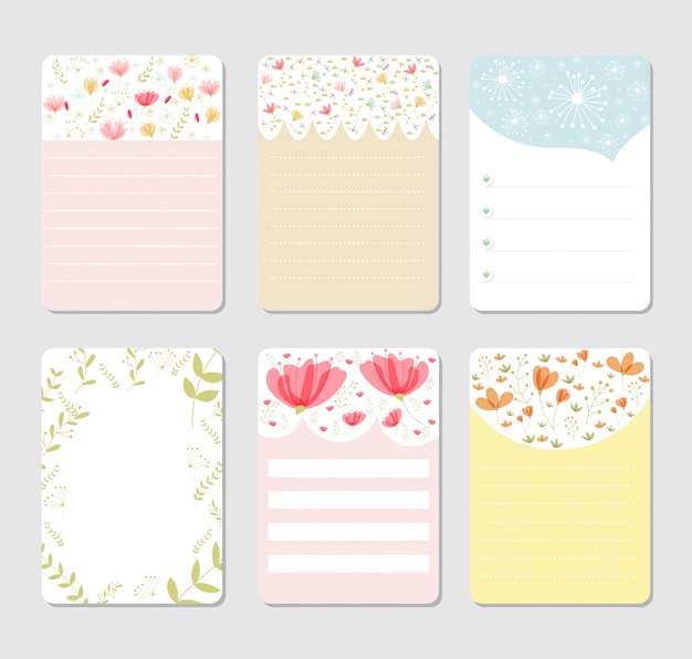 sfondo di design per notebook set