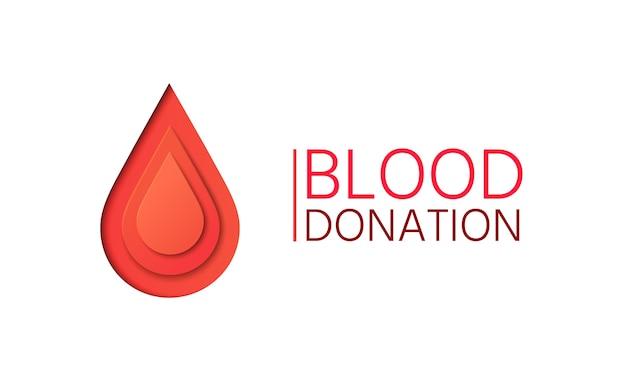 Sfondo di donazione di sangue