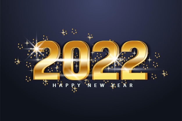 Sfondo di felice anno nuovo 2022