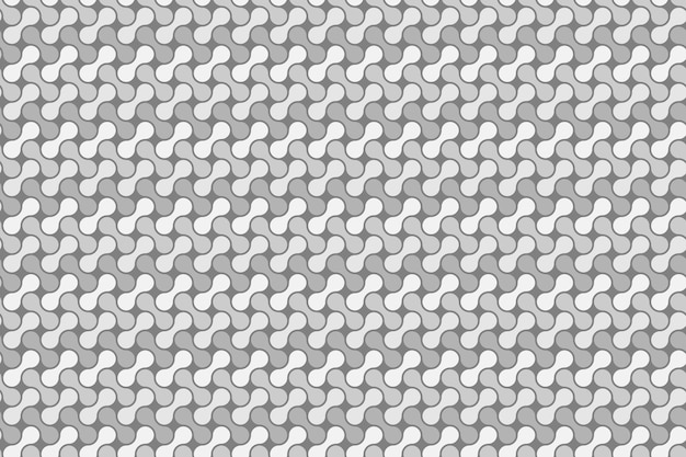 Sfondo di forma geometrica astratta grigia Forma di infinito Illustrazione vettoriale del modello senza cuciture