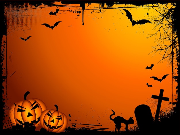 Sfondo di Halloween grunge