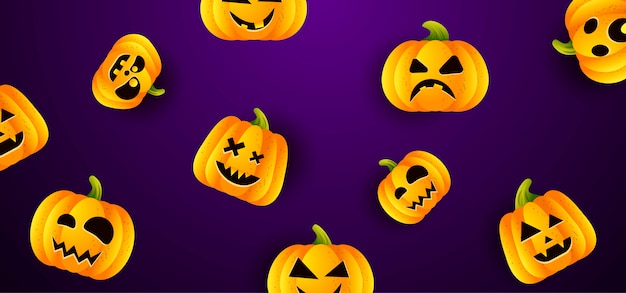 Sfondo di illustrazione vettoriale Halloween