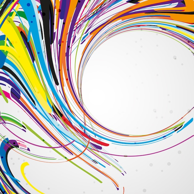 Sfondo di linee colorate