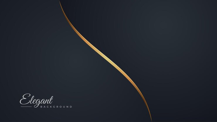 Vettore sfondo di lusso linea dorata banner aziendale con design premium illustrazione vettoriale