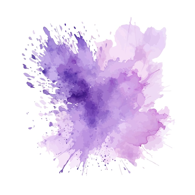sfondo di macchie di acquerello di lavanda morbida