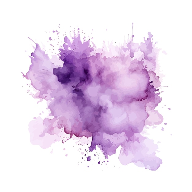 sfondo di macchie di acquerello di lavanda morbida