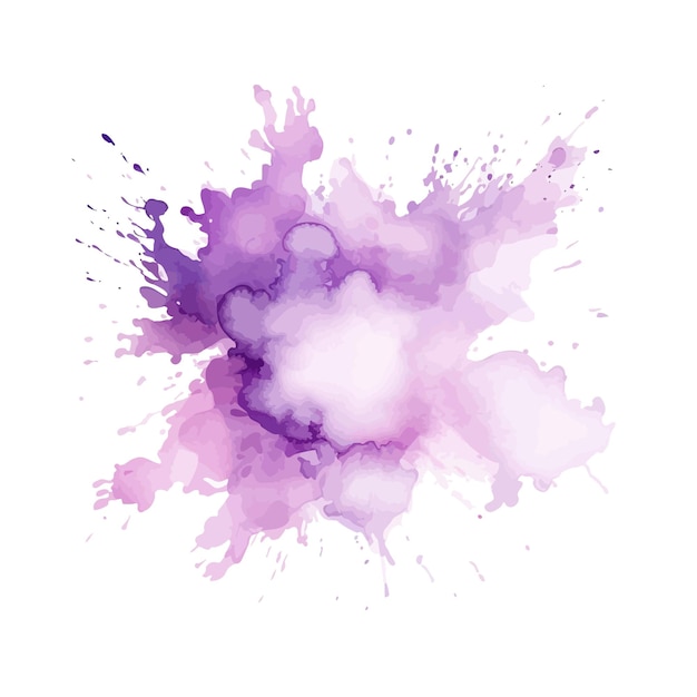 sfondo di macchie di acquerello di lavanda morbida