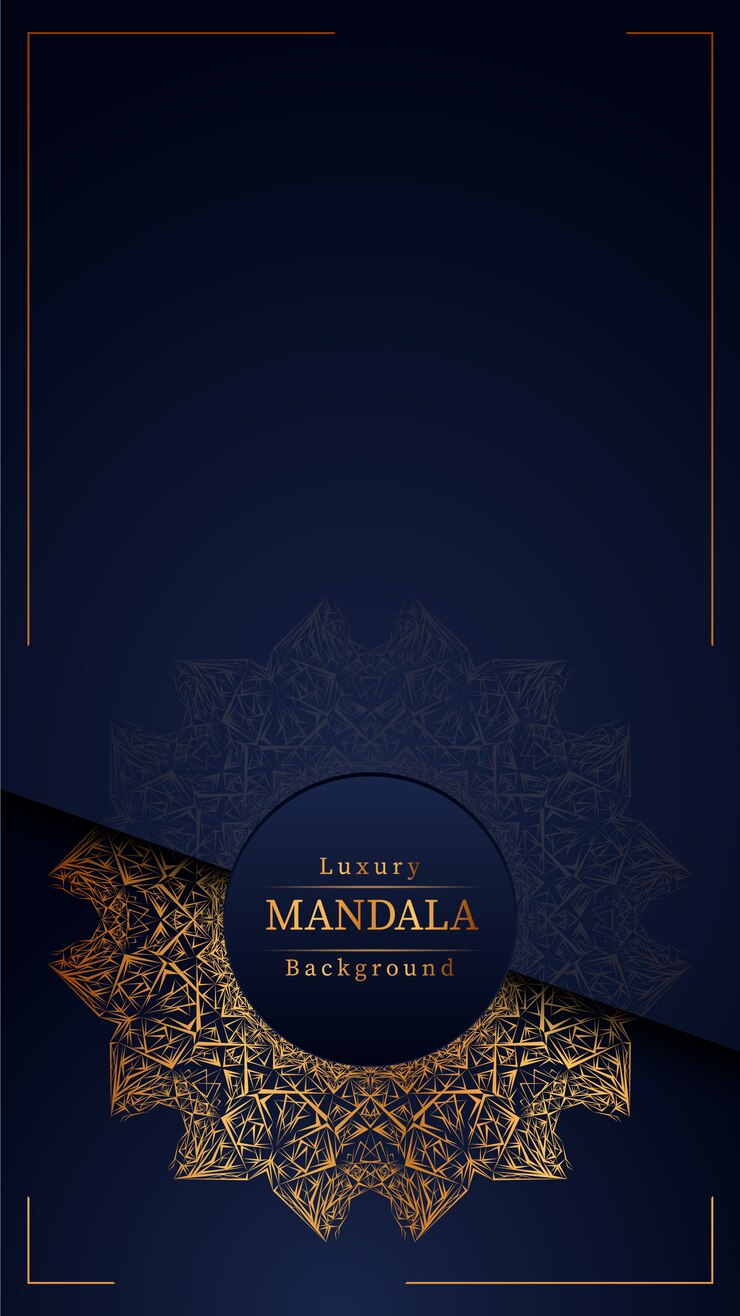 Sfondo di mandala di lusso creativo