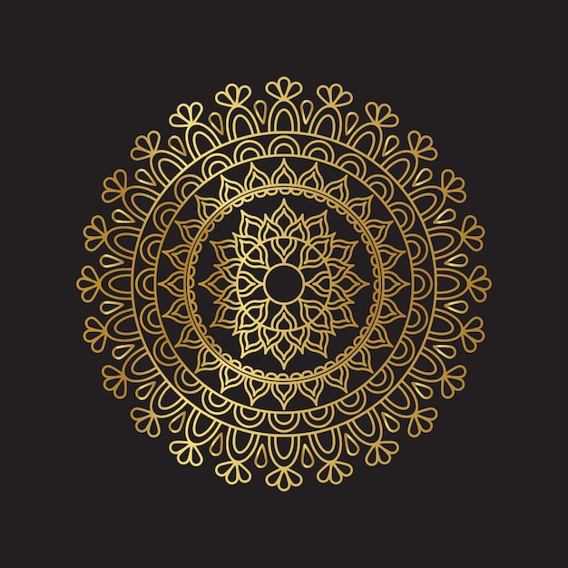 Sfondo di mandala di lusso creativo