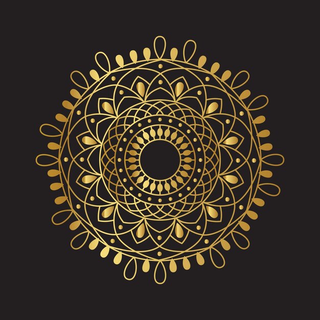 Sfondo di mandala di lusso creativo