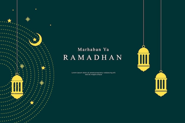 sfondo di marhaban e ramadhan