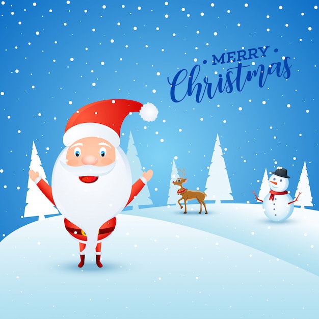 Sfondo di Natale allegro.