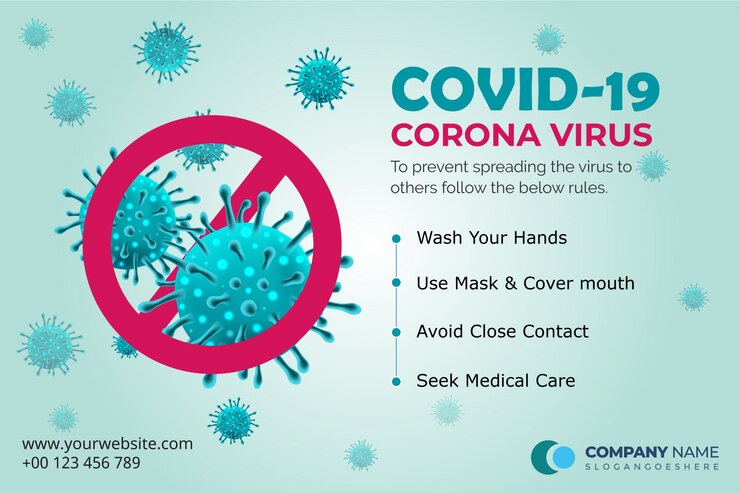 Sfondo di protezione dal coronavirus