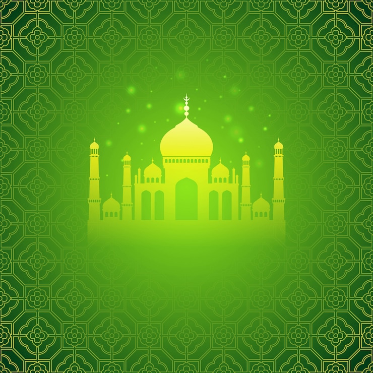 Vettore sfondo di saluti di ramadan. kareem ramadan