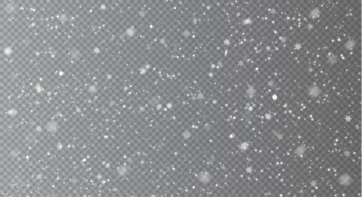 Vettore sfondo di sovrapposizione di neve che cade