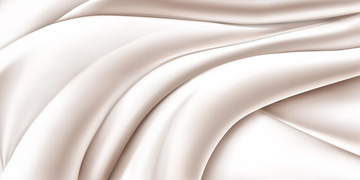 Vettore sfondo di tessuto beige con diverse pieghe