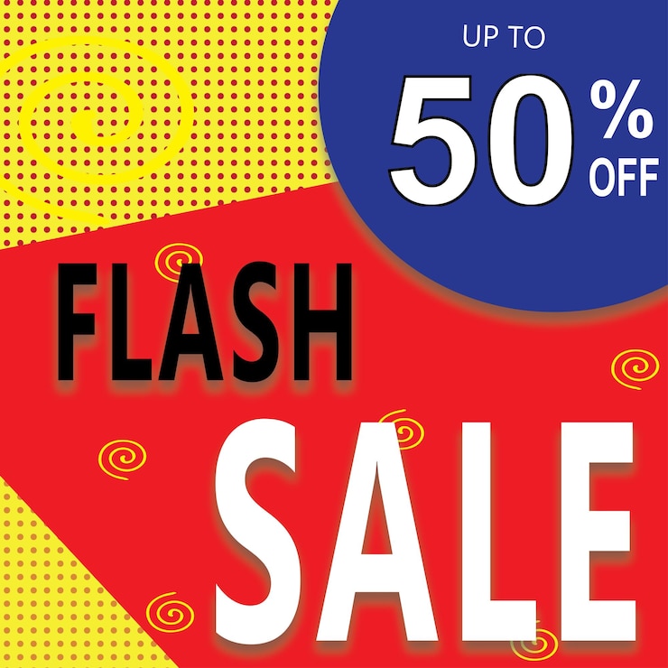 Vettore sfondo di vendita flash vettore gratuito