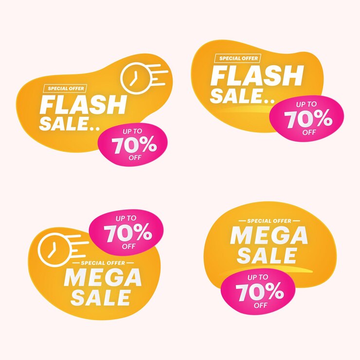 sfondo di vendita sfumato con sconto