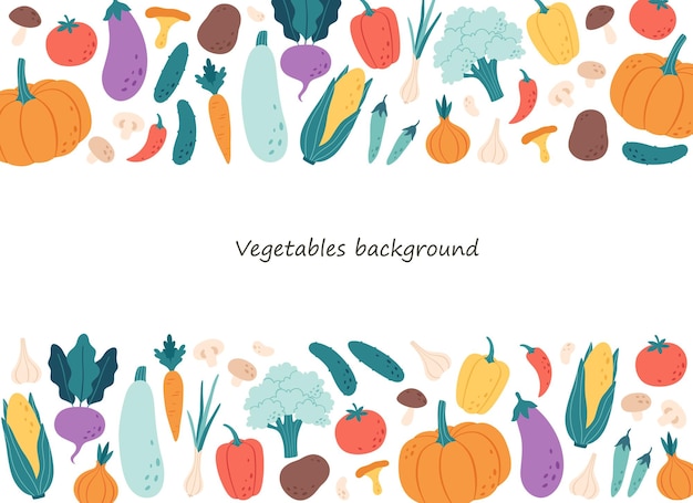 Sfondo di verdure, funghi, fagioli. Nutrizione biologica naturale. Cibo sano, prodotti dietetici