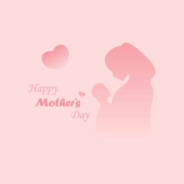 sfondo felice festa della mamma, adatto per la celebrazione della festa della mamma