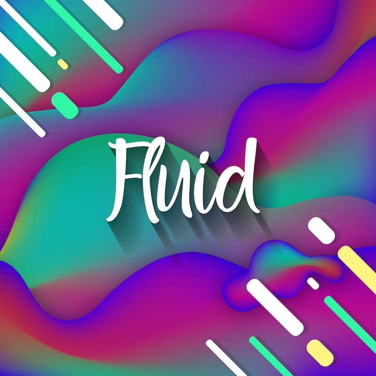 Vettore sfondo fluido astratto