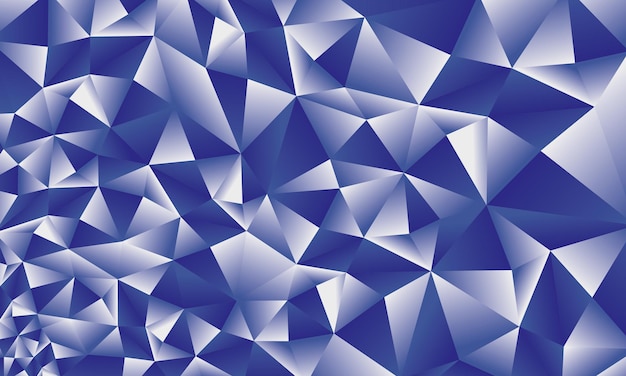 Sfondo geometrico astratto con triangoli blu