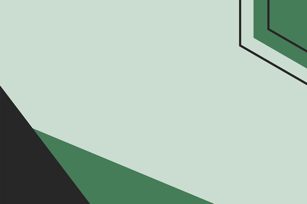 sfondo geometrico minimo verde e nero per il design web del poster del biglietto da visita