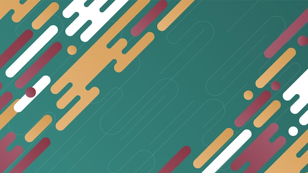Sfondo geometrico piatto con design colorato
