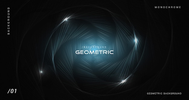 Sfondo geometrico rustico incandescente scuro