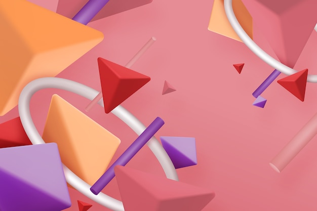 Sfondo geometrico sfumato 3d