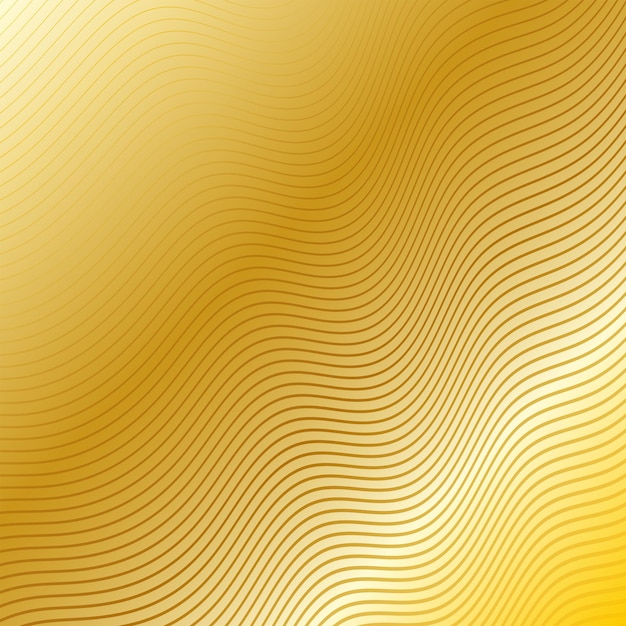 Sfondo giallo brillante con un motivo di linee ondulate