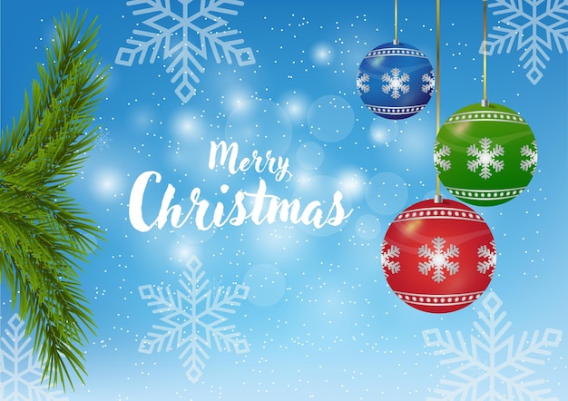 Sfondo gratuito di buon natale