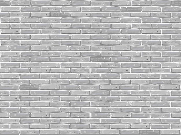 Sfondo grigio muro di mattoni cuciture disegno vettoriale