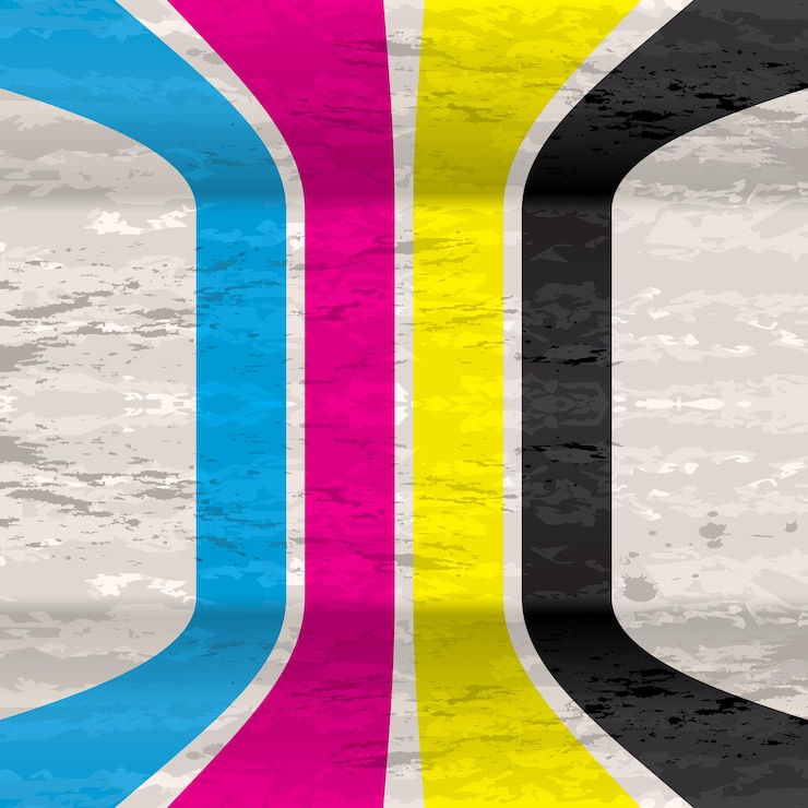 Vettore sfondo grunge cmyk
