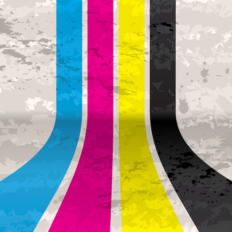 Vettore sfondo grunge cmyk