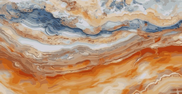 Sfondo in marmo panoramico colorato superficie in marmo luminoso moderno texture di lusso vettore