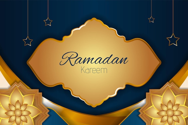 Sfondo islamico di Ramadan Kareem con elemento