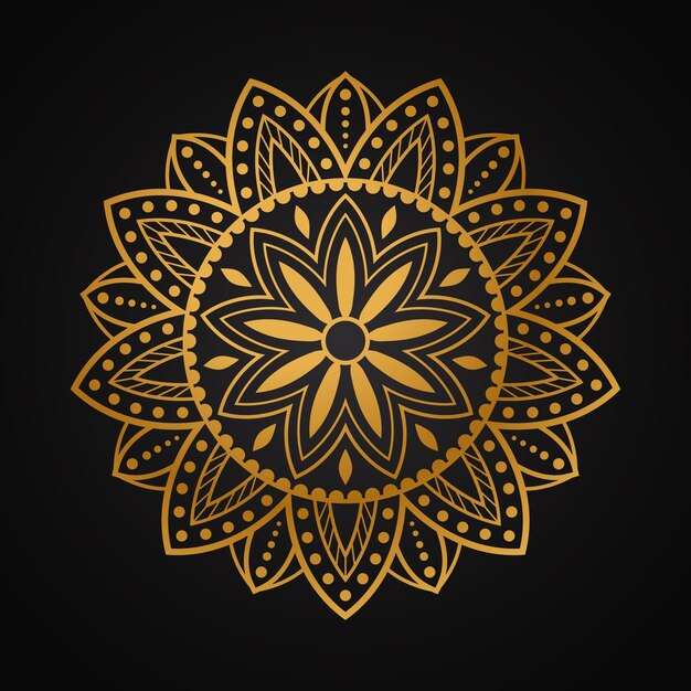Sfondo islamico mandala di lusso
