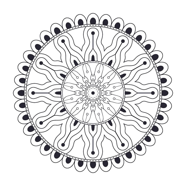 Sfondo mandala ornamentale
