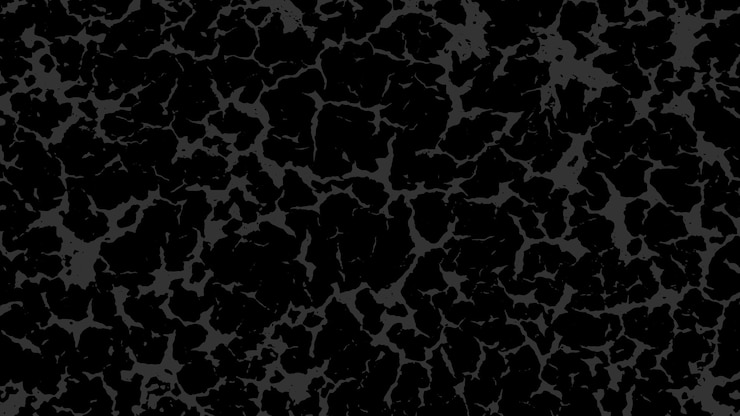 Vettore sfondo nero con crepe di vernice grigia