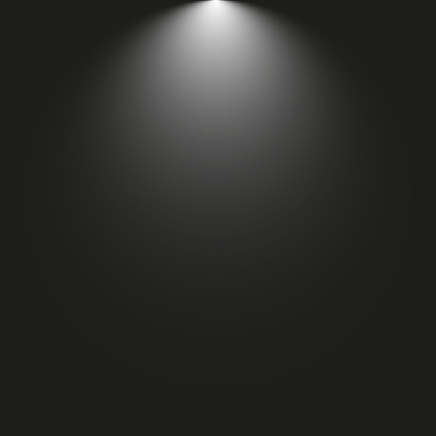 Sfondo nero vuoto studio fotografico con illustrazione vettoriale Spotlight