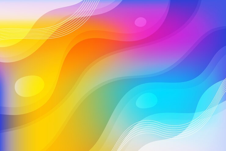 Vettore sfondo ondulato colorato sfumato
