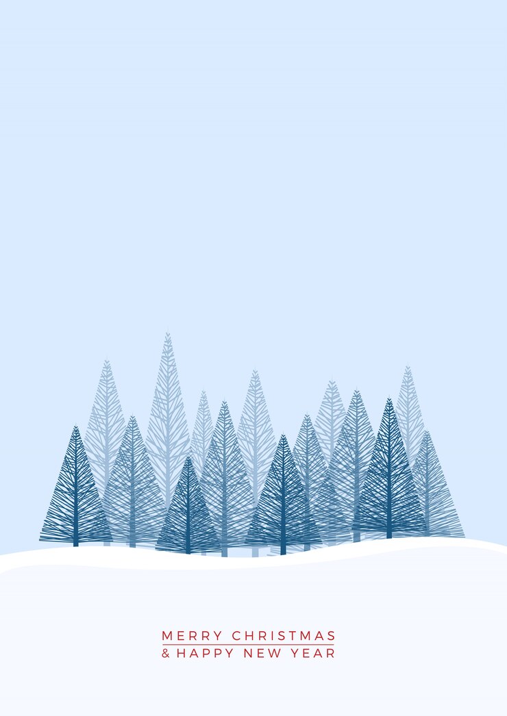 Sfondo paesaggio invernale.