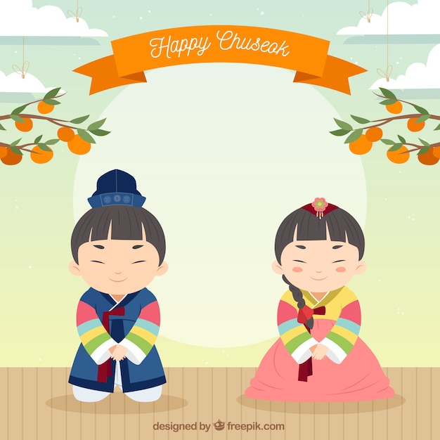 Sfondo per il festival chuseok