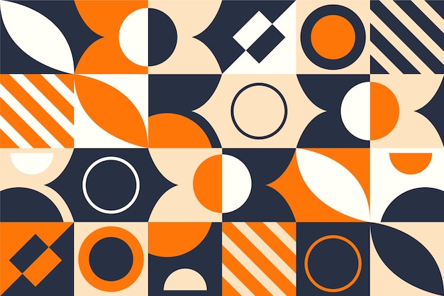 Sfondo piatto mosaico