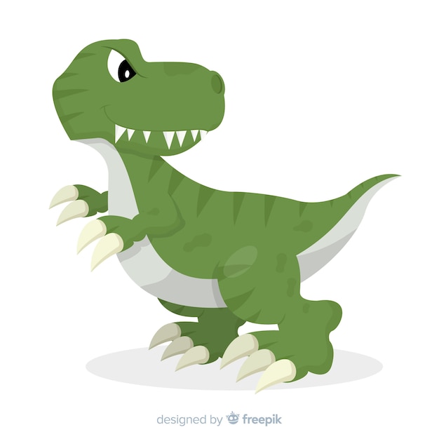 Sfondo piatto t-rex
