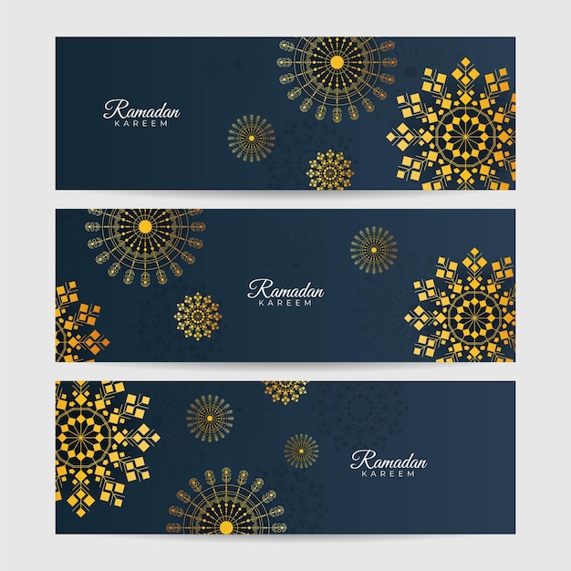 Sfondo ramadan di lusso con motivo arabesco bluastro in stile orientale islamico arabo Design decorativo per banner volantino brochure copertina poster stampa