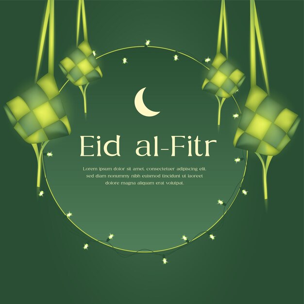 Sfondo realistico di Eid alFitr