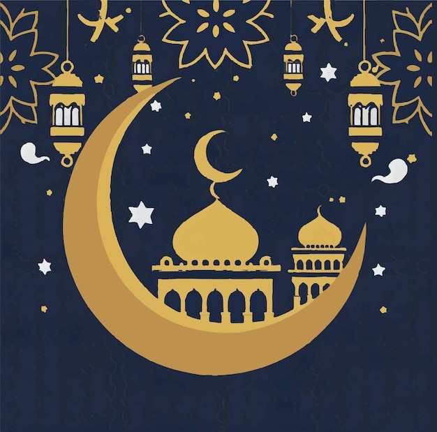 sfondo realistico di ramadan