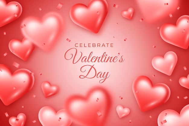 Sfondo realistico di San Valentino